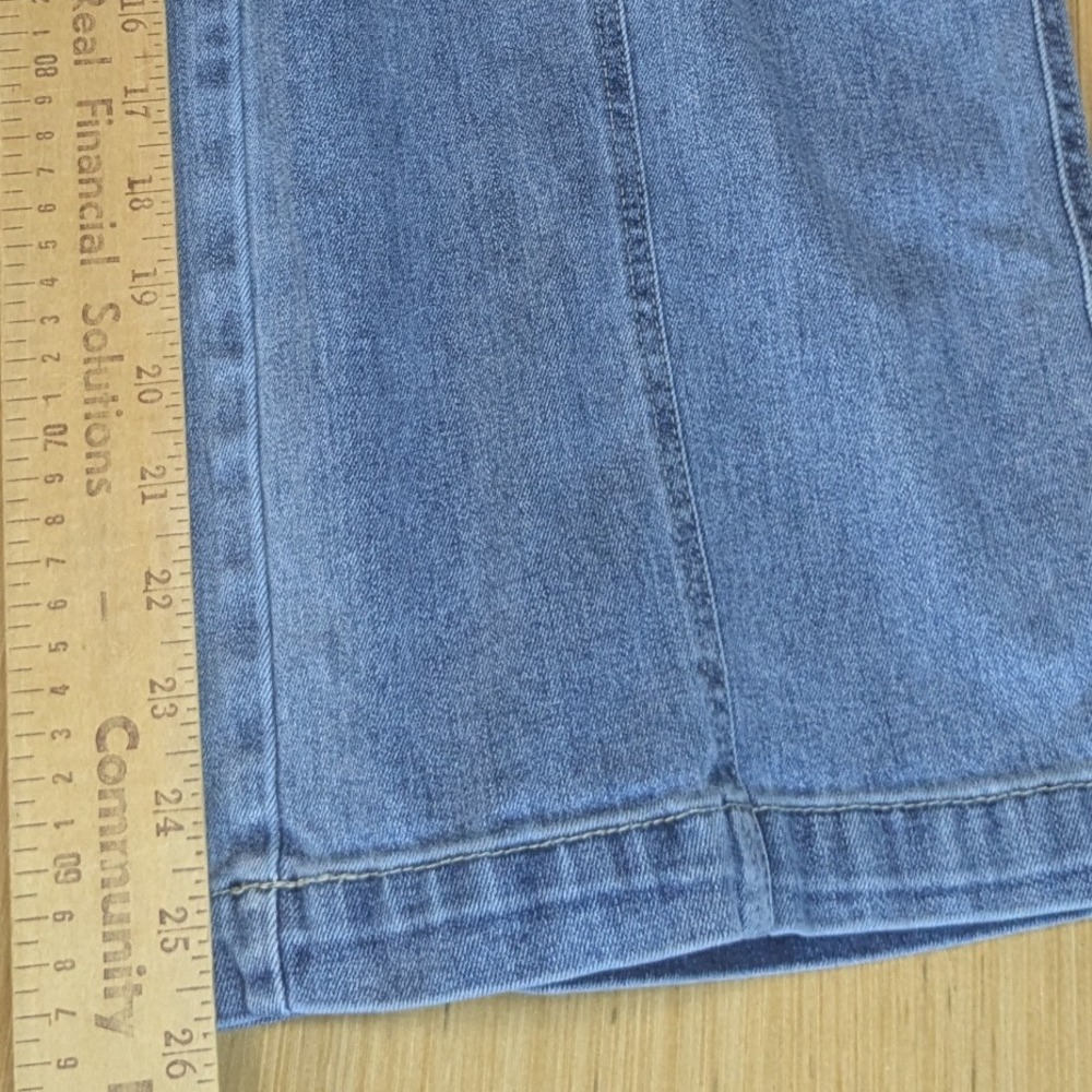 Hudson Los Angeles Denim Wide Leg Jeans High Rise Tie Waist Women's 10 - Picture 7 of 8